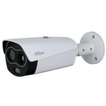 Cámara IP Bullet Híbrida Térmica + Visible DAHUA TPC-BF4441-B35F8-BW-ZH-S2, resolución 400x300, 4MP, lentes de 35+8mm,