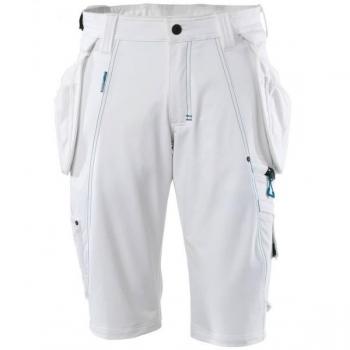 Pantalones Cortos Mascot Advanced 17149 con Bolsillos Colgantes, Talla C42, Color Blanco