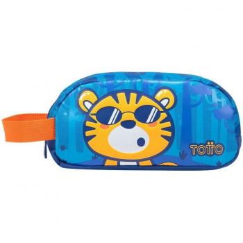 Estuche Escolar TOTTO Little Avatar con Diseño de Tigre y Pantalla - 6J6U