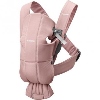Mochila Porta Bebé Mini - Rosa Polvo / Tejido Woven