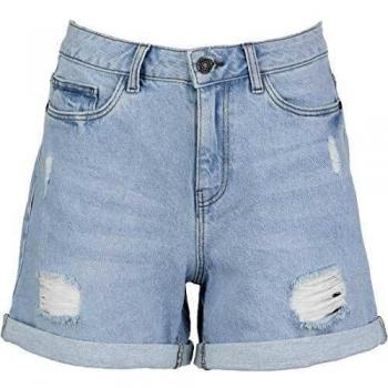 Noisy May NOS DE Nmsmiley NW DEST Shorts Vi062lb Bg Noos Pantalones Cortos, Light Blue Denim, XL para Mujer