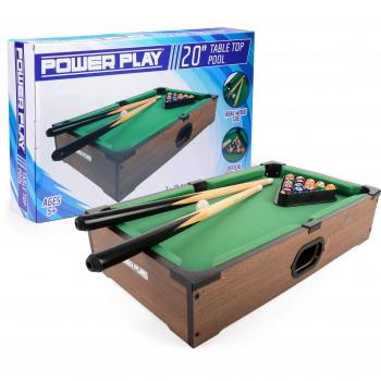 Mesa de billar Toyrific Power Play 20 portátil y compacta