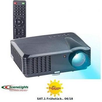SceneLights proyector con Reproductor Multimedia: Proyector LCD LED LB-9300 V2 con Reproductor Multimedia, 1280 x 800