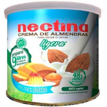 Nectina Crema de Almendras Ligera Lata Sin Gluten Vegan 900g