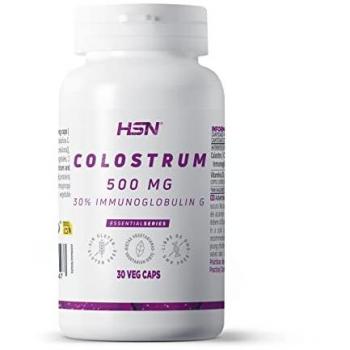 Calostro 500 mg (30% Inmunoglobulina G) - 30 Cápsulas Vegetales, Sin Gluten y No-GMO