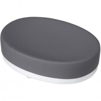 Gedy New Mizar Jabonera, Cerámica, Gris, 7.8 X 7.8 X 45.6 Cm