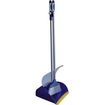 ECO Limpieza 30 - 1264 - 14 - Heavy Duty con mango largo cepillo y recogedor, color azul