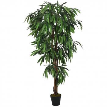 Árbol de mango artificial 1050 hojas 200 cm verde