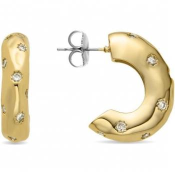 Pendientes Luxenter Nysse con Circonita Brillante acabados en oro amarillo de 18K