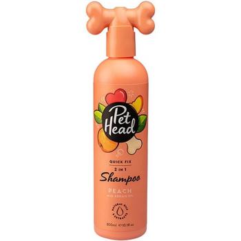 Champú y Acondicionador 2 en 1 Pet Head Quick Fix Melocotón para el Cuidado del Pelaje de Mascotas