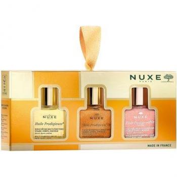 Cofre Nuxe Huile Prodigieuse - Set 3 Aceites (10 ml cada uno: Original, Oro y Floral)