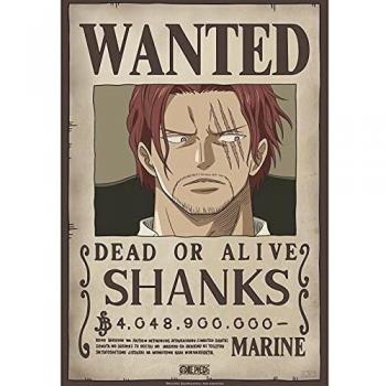 ABYstyle - Póster Wanted Shanks (52 x 35 cm