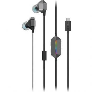 Auriculares Lenovo Legion E510 con Micrófono y Conexión USB Tipo C en Color Gris