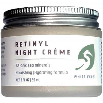 White egret personal care retinyl night cream 2 fl oz 59 ml