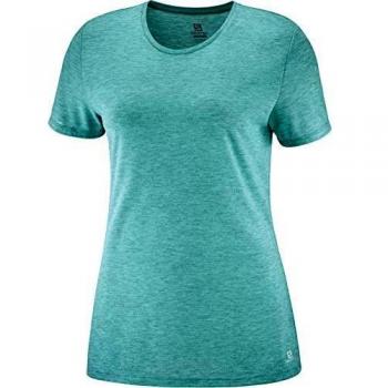 SALOMON Comet Classic tee Camiseta, Mujer, Meadowbrook/Heather, XS