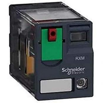 Schneider Electric RXM4AB2P7 Relé de Miniatura Enchufable, Zelio RXM, 4 Ca, 230 V Ca, Led