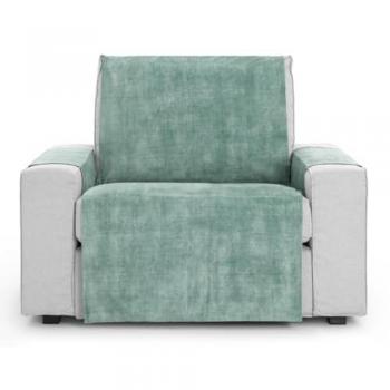 Funda para sillón Eysa Turin Aguamarina 100x110x55 cm - Práctica y Ajustable
