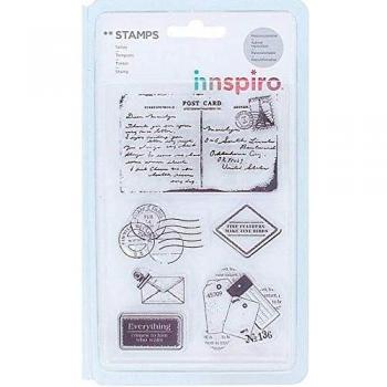 INNSPIRO Sellos ACRÍLICOS 9,5x15,5 CM Recuerdos DE Viajes
