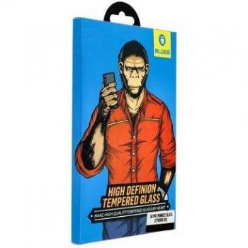 Cristal Templado Full Cover 5D Mr. Monkey para Apple iPhone 7/8 Negra (Protección Fuerte HD)