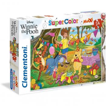 Puzzle Maxi 24 Piezas Winnie The Pooh - Clementoni Supercolor