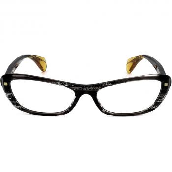 Montura de Gafas para Mujer Alyson Magee AMO 013 LIGHT BLACK GREY YELLOW, Armazones Negros, Lentes Recetados, Diseño moderno y elegante