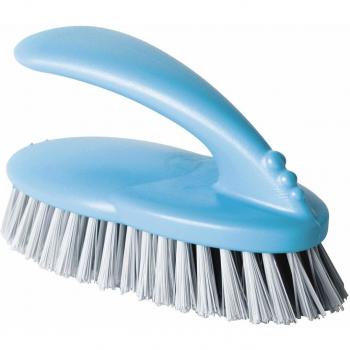 VIGAR 783 Cepillo para Ropa Multifuncional con Asa Ergonomica y Cerdas Duras, PP, Azul, 16 x 7 x 9 cm