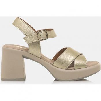 Sandalias Mustang Eliana Dorado con Tacón de 6cm