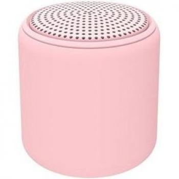Altavoz Bluetooth Mini Inalámbrico TWS 5.0 Portátil Rosa con Correa de Transporte