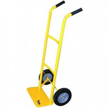 Carrello Portacasse Vigor Base de Acero Pintado con 2 Ruedas Llenas, Capacidad 80 kg