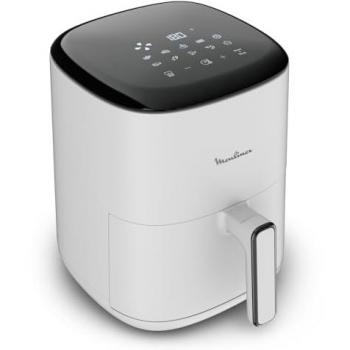 Freidora de Aire Moulinex Easy Fry Compact 3L, Sin Aceite, 1300W, Capacidad para 1-4 Personas, 10 Programas Automáticos, Pantalla Táctil