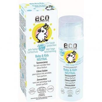 eco cosmetics: bebé& Kids Neutral Crema solar LSF 50