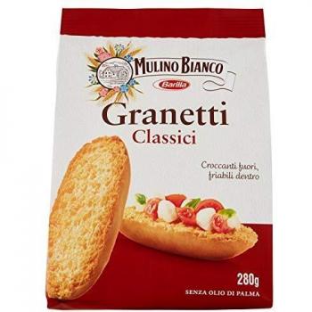 Barilla 6x Mulino Bianco Granetti Italian Croutons Crackers 290g