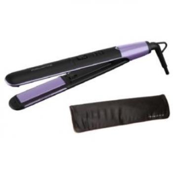 Plancha de pelo Rowenta Express Shine Sf4631f0 Lila con tecnología para rizos y alisado, diseño ergonómico, placas de cerámica, calentamiento rápido y ajuste de temperatura