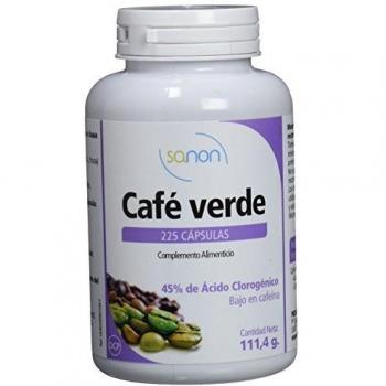 SANON Café Verde sin Cafeína 225 cápsulas de 495 mg