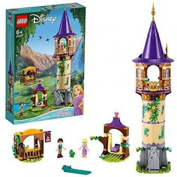 LEGO 43187 Disney Princess Torre de Rapunzel Juguete de Construcción para Niños y Niñas +6 años con 2 Mini Figuras