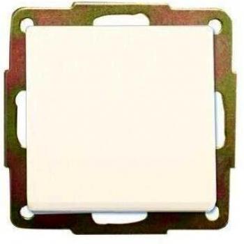Evila - Conmutador cruzamiento empotrar 56x56 blanco