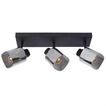 Foco de Techo Alion 3 Luces, Gris Humo, Orientable y Regulable