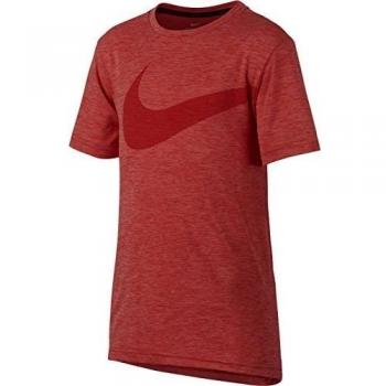 Nike B NK Brthe SS Hyper GFX Camiseta, Niños, Rojo