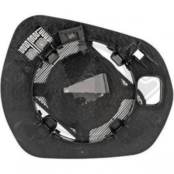 Cristal de espejo retrovisor exterior DIEDERICHS 1407127
