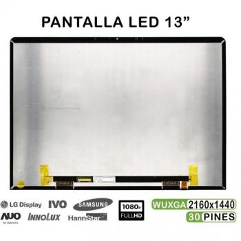 Pantalla LED de 13 para portátil TV130WTM-NH0 2160x1440 30 pines