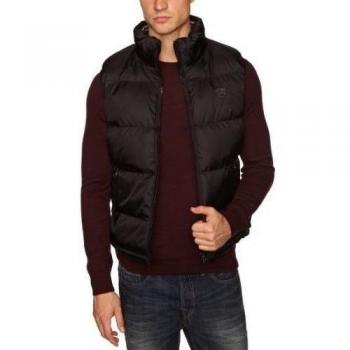 Schott NYC 2108V - Abrigos sin mangas para hombre, color schwarz - black, talla Medium