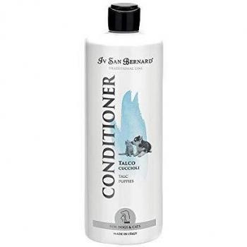 Bálsamo de Talco para Cachorros - Crema para Perros y Gatos - 500 ml - Contribuye a una Acción Suave y Limpiadora - Ideal para el Manto del Animal Joven - IV San Bernard