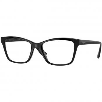 Vogue Eyewear VO5420F Asian Fit W44 Women's Eyeglasses Black Size 54 (Frame Only) - Blue Light Block Available
