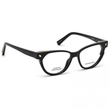 DSQUARED2 DQ5248 Monturas de Gafas, Negro