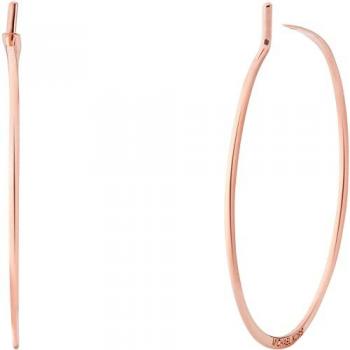 Pendientes de Aro Michael Kors PREMIUM - 14k Baño de Oro, Modelo MKC1409AA791, Transparentes para Mujer