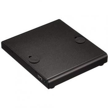 Silverstone sstpts01b carcasa para disco duro externo usb 30 para hdd o ssd de 25z de 7mm o 9mm acepta intel nuc incl juego de montaje vesa negro