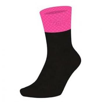 Calcetines Deportivos 226ERS Color Block Rosa y Negro Talla L (43/45) - Confort, Transpirabilidad y Banda de Refuerzo para Hombre y Mujer