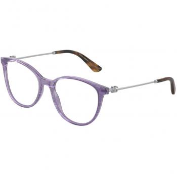 Gafas Graduadas Dolce & Gabbana DG 3363 3407 para Mujer Color Purple con Lentes Recetados de 54 mm