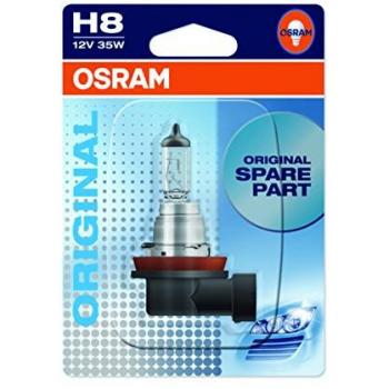 Lámpara incandescente halógena OSRAM H8 Standard 12V, 35W - Faro de carretera, 12V, 35W