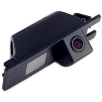 CAM24 - Color Vista posterior de la cámara cámara de visión trasera con líneas de cuadrícula como luz de la matrícula,ayuda sensor de aparcamiento para Opel Vectra C, Astra H, Corsa D, Meriva A, Zafira B